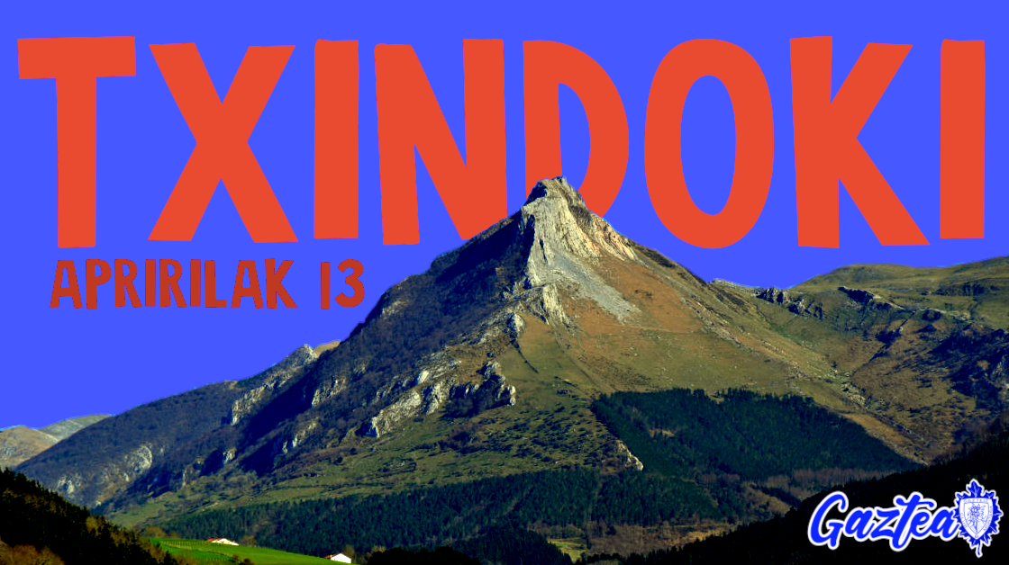 Foto TXINDOKI- Inscripciones del 25 de Marzo al 11 de Abril