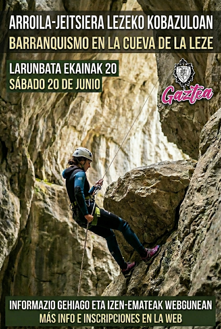 Foto Descenso del Barranco de La Leze- Inscripciones del día 5 de junio al día 10