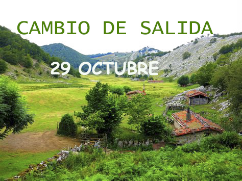 Foto CAMBIO DE SALIDA Y CAMBIO DE HORA!!!!! 