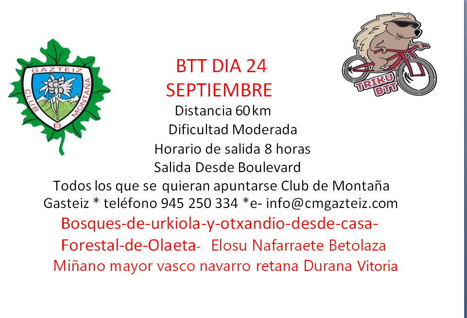 Bosques-de-Urkiola - 60 km-moderada