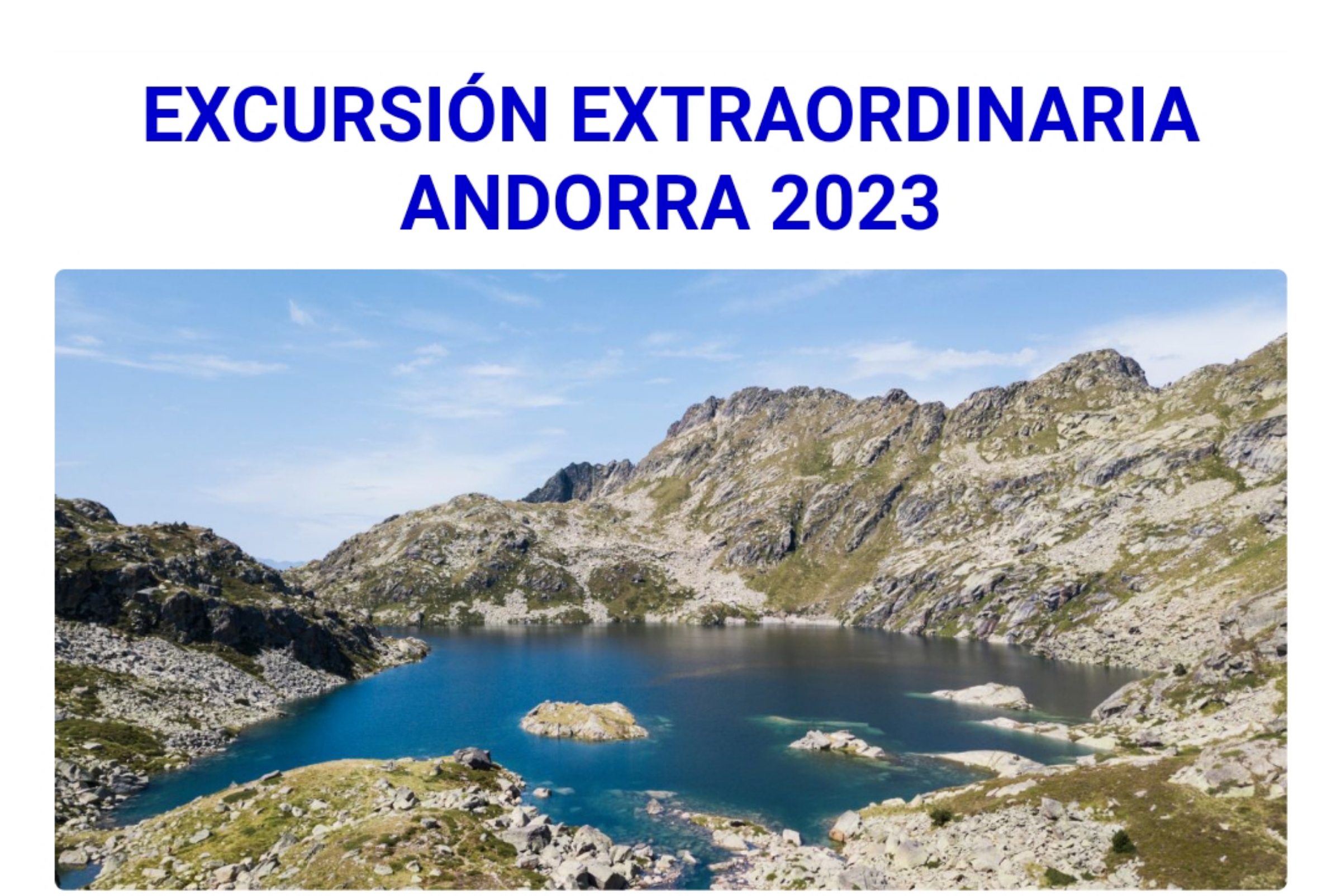 Foto EXCURSIÓN EXTRAORDINARIA ANDORRA 2023