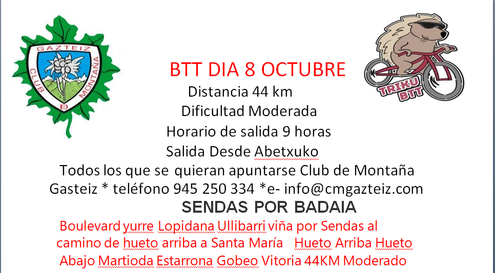 Foto Sendas por Badaia - 44 km-Moderada