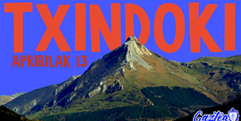 TXINDOKI- Inscripciones del 25 de Marzo al 11 de Abril