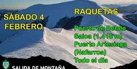 Salida de RAQUETAS al SAIOA