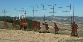 Travesía Pto. del Perdón- Ekoiengo Gaina Iriberri (920)- Belaskoain (Nafarroa)  Mañanera