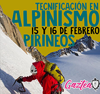 Tecnificación en alpinismo en Pirineos