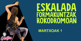 Curso de Iniciación a la Escalada Deportiva en Rocódromo