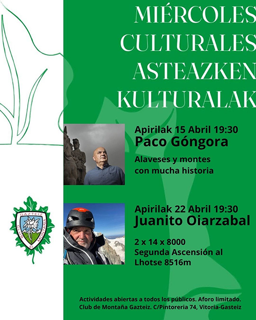 Foto Miercoles culturales abril