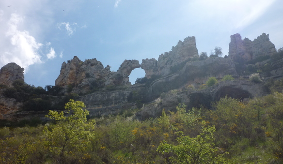 Foto Villaescusa de Ebro - Cascada de Tobazo - Cañón del Ebro - Castillo de Orbaneja (851) - Orbaneja del castillo - Cruz de Lastra (1.029) - Espinosa de Bricia