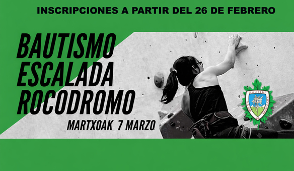 Foto Bautismo de escalada