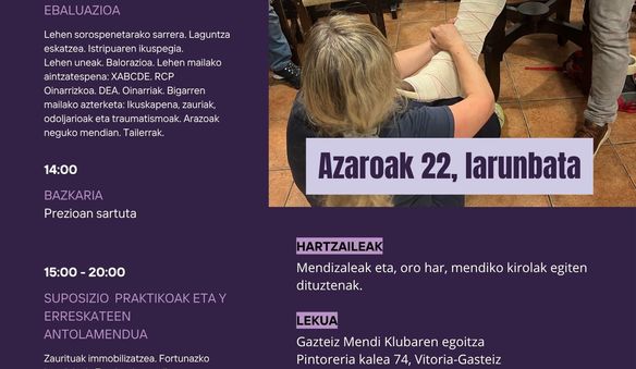 Foto Formación: Mejora de la primera atención en accidentes de montaña